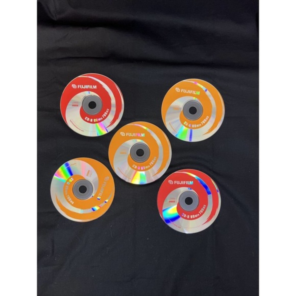 Fujifilm CD-R-‎ 700MB 80 Min Data Music - -5 discs- No Case